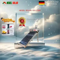 Hegel Solar Water Heater - Water Heater 100 Liter (Indirect System) Stainless Steel 304 - Water Heat