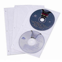 雙鶖 4片裝 CD內頁 保存袋 CD-5006 (10入/包) (7孔)