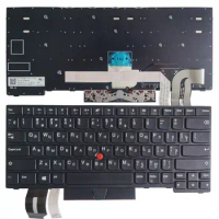 XIN-Russian-US layout Laptop Keyboard For Lenovo Thinkpad E480 E490 T480S L480 T490 T495 L380 L390 Yoga L490 P43s E485