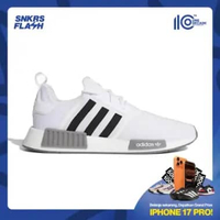 ADIDAS Nmd R1 Primeblue White Black Grey Sepatu Sneakers Unisex - GZ9261 38