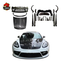 Carbon Fiber Body kit For Porsche Panamera 970 PP Front Car bumpers Carbon Front Lip Rear Bumper Rear Diffuser Engine Cover Hood