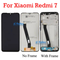 6.3 inch Black/Blue For Xiaomi Redmi 7 LCD Display Touch Screen Digitizer Assembly With Frame For Redmi 7 Global