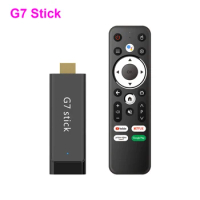 10pcs G7 Stick 4K TV BOX AMLOGIC S905Y4 2G 16G WIFI BT 4.2 Media Player Smart Android 11 ATV TV Stick