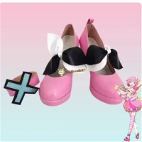Ootori Emu Cosplay Shoes Game Project Sekai Colorful Stage PU Shoes Halloween Carnival Boots Cosplay Props Costume Prop gifts