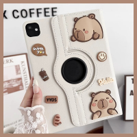 FC360 Β° Rotatable Stand Flip Leather Tablet Case With 3D Capybara Sticker For Samsung Galaxy Tab S