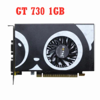 ZOTAC GT730 1GB Video Card GT 730 1G D3 GDDR3 Graphics Cards for nVIDIA Geforce GTX730 1G Dvi VGA Low Heat Dissipation Map Used