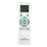 KT-528 New Universal AC Remote For AUX/ Carrier /Sanyo /Panasonic Air Conditioner Remote Control AC A/C Controller Fernbedineung