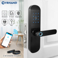 Fingerprint Door Lock With TTlock APP Keyless Wifi Smart Lock Fingerprint Password Electronic Door Lock For Home Security