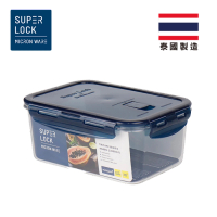 SUPER LOCK SU6890 Tritan 長方形保鮮食物盒 1850毫升 微波爐適用 香港行貨  