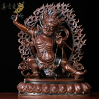 真古意 純銅金剛手菩薩擺件隨身秘密主佛像金剛藏傳密宗尼泊爾像