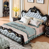Cheap Europian Queen Bed Luxury Fancy Murphy Storage Queen Bed Bedroom King Size Cama De Lujo Para Dormitorio Home Furniture