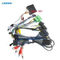 LEEWA Car Audio 16PIN Android Power Cable Adapter With Canbus Box For Chevrolet Cruze Buick Regal Verano Wiring Harness #CA6558