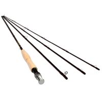 9FT # 5/6 Carbon Fly Fishing Rod Pole 4 Pieces Medium-Fast Action Light Feel 2.7M Length Trout River Fishing