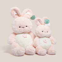公仔抱枕娃娃 可愛風粉色兔子公仔超柔軟布娃娃玩偶床上兔抱枕兒童女孩毛絨玩具