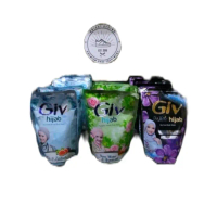 Giv Body Wash Shafron Refill 400 ml - Sabun Mandi Cair dengan Ekstrak Saffron & Niacinamide - Kusam
