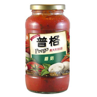 美國Prego 義大利麵醬-蘑菇(680g/瓶) [大買家]