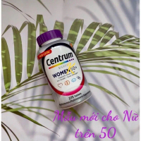 [HSD 31/03/2027] Viên uống Vitamin Tổng Hợp Centrum Silver Multivitamin Women 50+ 200 viên & 275 viê