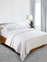 ชุดผ้าปู 4 ชิ้น Queen Size สีClassic White