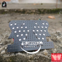 LAMPU STOPLAMP RUNNING BEAT FI 2014-2017 10 Mode manual & otomatis, Running PNP ,cocok di pake di mo