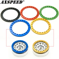 AXSPEED 4PCS CNC Aluminum Wheel Outer Beadlock Ring for 1.9" 2.2" Wheels Rim 1/10 RC Crawler Axial SCX10 TRX4 D90