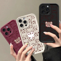 ฝาครอบป้องกัน, กันกระแทก, เคสโทรศัพท์หมีน่ารัก, เข้ากันได้กับ OPPO A5, A9 2020, A3, A3X, A12, A7, A7