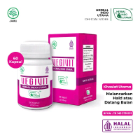 Herbal Indo Utama VEGIVIT Ekstrak Kulit Delima 500mg - 60 Kapsul BPOM TR 143 376 001 Halal Melancark