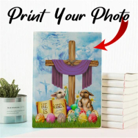 Custom Photo Journal Personalized Notebook He Is Risen The Easter Bible Coloring Book For Kids School Supplies Drawing Notepad