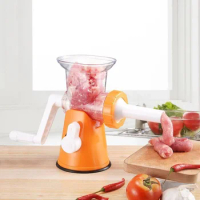 Hand-operated Minced Meat Mixer Household Hand-operated Enema Machine Detachable and Washable Minced Vegetables Garlic Mixer