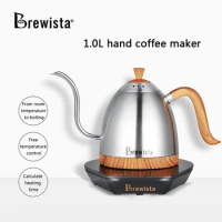 Brewista-4th Intelligent Gooseneck Coffee Kettle, Double Wall, Digital Temperature Control, Coffee P