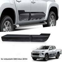 Matte Black Side Body Cladding FOR Mitsubishi Triton 2019-2023 Mitsubishi Strada Strakar Mitsubishi 