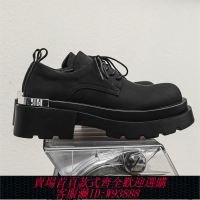 【買它！流行男装】巴黎德比鞋款男款松糕厚底增高英倫真皮休閑啞