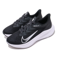 Nike 慢跑鞋 Zoom Winflo 7 運動 女鞋 氣墊 避震 路跑 健身 舒適 球鞋 穿搭 黑 白 CJ0302005