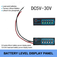 3S DC 5V-30V Battery Capacity Indicator Lithium Battery Lithium Iron Phosphate Lead-Acid Battery Capacity Indicator Board