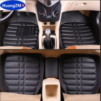 Universal Car floor mats for Honda Jade City CRV CR-V Accord Crosstour HRV HR-V Vezel Civic 5D car styling carpet floor liners