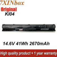7XINbox K104 KI04 14.6V 41Wh 2670mAh Original Laptop Battery For HP Pavilion 14 15 17 Gaming NB 15 Series TPN-Q158 TPN-Q159 Q161