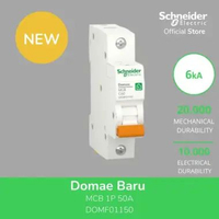 Schneider Electric NEW DOMAE MCB 50A 1P (12Pcs)