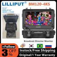 LILLIPUT BM120-4KS New 12.5" 3840x2160 4x4K 3G-SDI in&amp;Out Broadcast Director Monitor with HDR,3D-LUT,Color Space