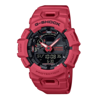 【CASIO 卡西歐】G-SHOCK 藍牙 烈焰紅 跑步訓練 計步 運動系列 GBA-900RD-4A_48.9mm