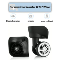 For American Tourister W137 Universal Wheel Replacement Suitcase Rotating Smooth Silent Shock Absorbing Wheel Accessories Wheels