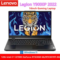 Lenovo Legion Y9000P 2022 Gaming Laptop 12th Intel i7-12700H GeForce RTX3060 6G/RTX3070Ti 8G 165Hz 16inch Game Notebook PC Win11