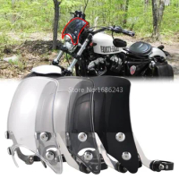 Motorcycle Wind Deflector Windshield Windscreen Headlight fairing Fits For Harley Sportster XL883 XL1200 72 2004-Up