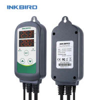 INKBIRD ITC-308 Heating &amp; Cooling Dual Relay Temperature Controller LCD Digital Thermometer Fridge Freezer Temperature Meter