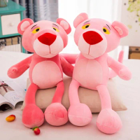 30Cm New Pink Panther Plush Doll Toy Gift Kawaii Anime Naughty Panther High Quality Soft Plush Toy Doll for Girls