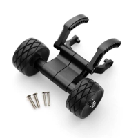 Double Wheel Adjustable Wheelie Bar Raise Head Wheel for 1/10 Traxxas E-REVO E-REVO 2.0 RC Car Upgra