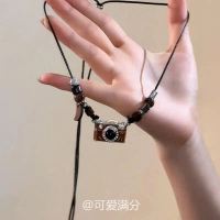 Dây chuyền mặt dây chuyền camera cho áo len