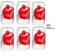 Minuman Korea OKF Sparkling Water Blueberry, Lemon, Lychee, Melon, Pomegranate, Strawberry, Watermel