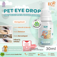 Cairan Tetes Mata Kucing/Anjing Untuk Infeksi Chlamydia, Berselaput Iritasi Mata Merah, Mata Belekan