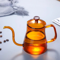 Coffe Accessories Coffee Tools Kettle Gooseneck Tea Pot Hand Drip Coffee Set Swan Neck Teapot Coffeeware Teaware Glass Pots Jug