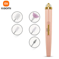 Xiaomi Electric Nail Grinder Nail Polishing Machine with Light Portable Mini Electric Manicure Art Pen Tools Nail Accessories