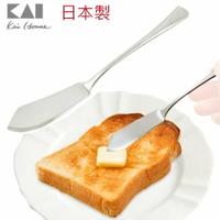 asdfkitty*日本製 貝印 304不鏽鋼 抹刀/奶油刀/果醬刀-可抹奶油 果醬 酪梨醬 乳酪 花生醬-正版